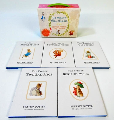 Beatrix Potter The World of Peter Rabbit 5 Book Box Set Classic Stories M&S - Image 1 of 4