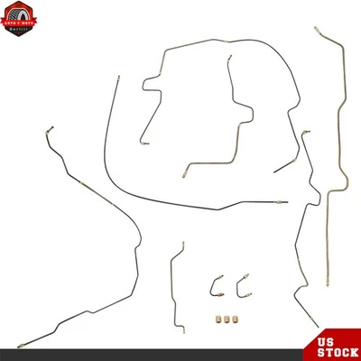 Juego de línea de freno ABS apto para Jeep Wrangler TJ 1996-2006 disco eléctrico acero Foto 1 de 4