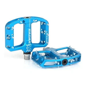 Chromag Radar Platform Pedals, Body: Aluminum, Spindle: Steel, 9/16'', Blue - Picture 1 of 1