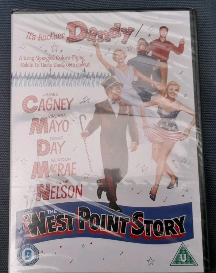 The West Point Story 1950 DVD New James Cagney Doris Day Virginia Mayo  - Image 1 of 2