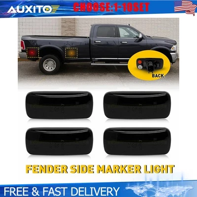 Для 10-18 Dodge RAM 2500HD 3500HD двойная кровать светодиодные габаритные огни крыла 4-20 X - Изображение 1 из 4