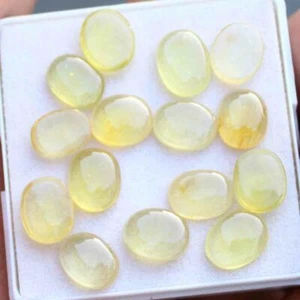 42,30 CT NATUR BEHEIZT! GELBER SAPHIR OVALER CABOCHON KONVOLUT - Bild 1 von 1