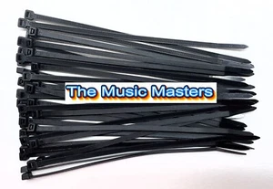 800 Pack Black 8 inch Wire Cable Ties Nylon Zip Tie Down Wraps Straps - Picture 1 of 8