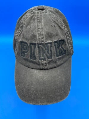 维多利亚的秘密粉色标志帽棒球帽可调节时尚休闲运动 — 第 1/4 张图片