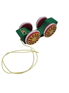 Vintage Brio Swedish Retro Wooden Wood Pull Toy Made In Sweden - Picture 1 of 4