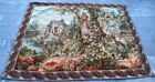Vintage French Tapestry Medieval Pictorial Wall Decor Tapestry 5x7 ft Free Ship