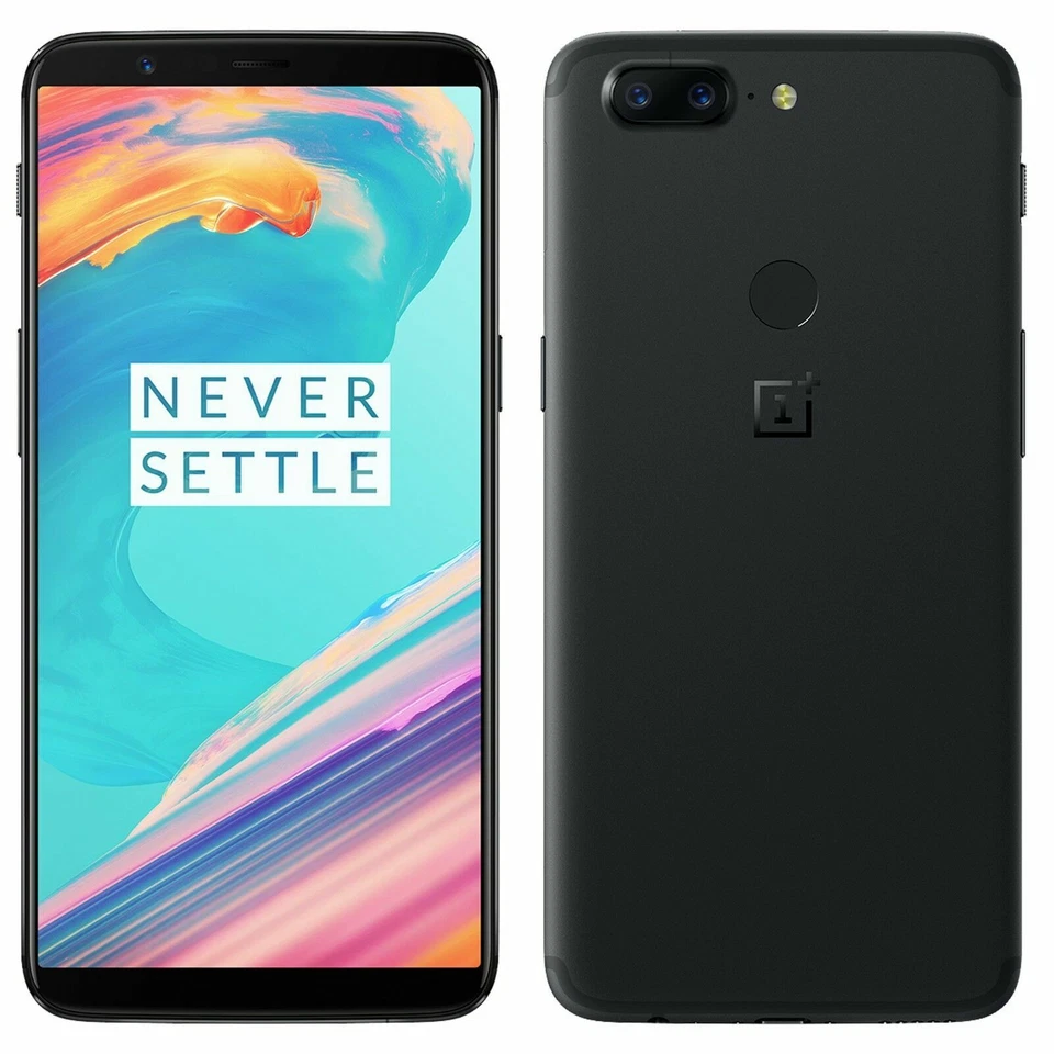 OnePlus 5T - 64GB - (Dual Sim) - Midnight Black (Unlocked) Smartphone  - Image 1 of 1