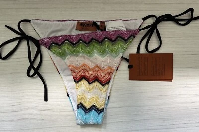 NWT Authentic Women's Missoni Multicolor Bikini Bottom Size 42 IT ( Small ) - Image 1 of 4