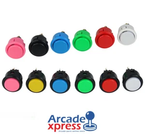 Boton Seimitsu Pushbutton PS 14 D Arcade Pulsador Original 24mm Japones Bartop - Imagen 1 de 16