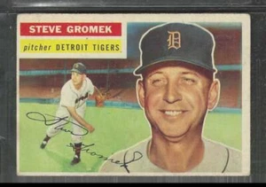 1956 TOPPS # 310 STEVE GROMEK TIGERS VG/EX - Picture 1 of 2
