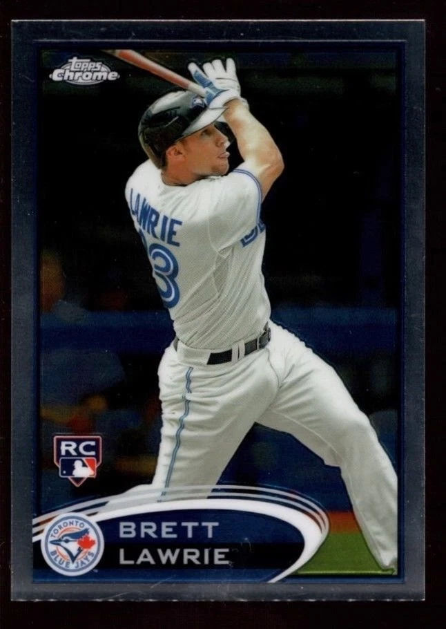 BRETT LAWRIE MINT CHICAGO WHITE SOX ROOKIE CARD #173 RC SP 2012 TOPPS CHROME GEM - Image 1 of 1