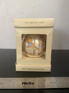 VINTAGE HALLMARK 1978 BETSY CLARK SATIN SILK BALL CHRISTMAS ORNAMENT In Box - Picture 1 of 6