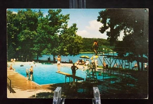 Postcard American Baptist Assembly Green Lake Swimming Pool Wisconsin WI - Picture 1 of 9