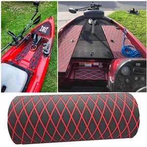 Black Red EVA Foam Boat Flooring Carpet Marine Teak Decking Sheet ▶ Rhombus Mat - Picture 1 of 18