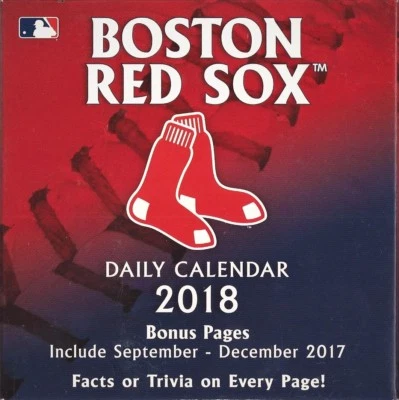 Boston Red Sox / Calendario diario 2018 de Turner Foto 1 de 2