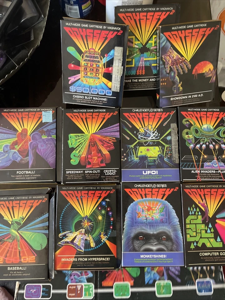Vtg Lot of 11 In Box Magnavox Odyssey 2 Video Game All With Boxes And Guides ✅ - Image 1 of 3