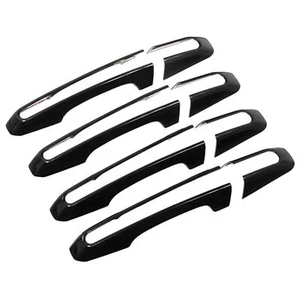Cubierta de manija de puerta de coche negra 8 piezas para Land Rover Range Rover Sport 2014-2019 - Imagen 1 de 4
