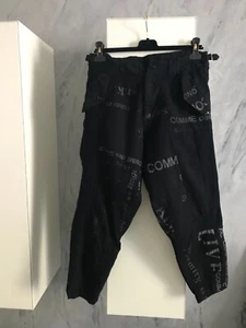 COMME DES GARGONS DAMEN HOSE GR. L (42 italienisch) FARBE BLAU AUS WOLLE - Bild 1 von 12