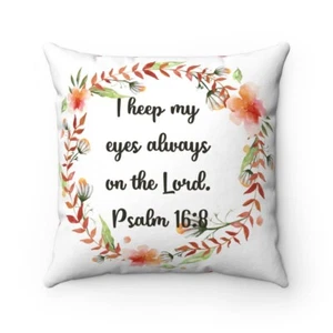 Throw Pillows for Couch Bible Verse Home Decor Decorative with Insert - Picture 1 of 6