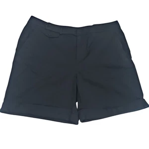 Pantalones Cortos Chinos Lauren Ralph Lauren Para Mujer Negros 18W Sólidos Cintura Alta Frente Plano - Imagen 1 de 11