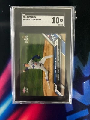 2024 Topps Now - World Series Walker Buehler World Series #872 SGC 10 - Image 1 of 2
