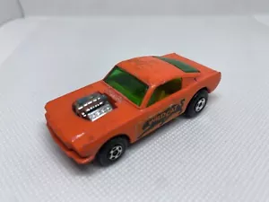Matchbox Superfast No. 8 Wildcat Dragster Black Base Variation Rare Orange 1:64 - Picture 1 of 7