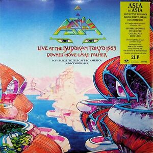ASIA- In Asia, Live 1983 Tokyo Japan 2-LP (NEW 2022 Vinyl) Yes/Prog Rock 80s