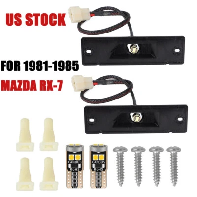 For 81-85 Mazda RX-7 Front & Rear Side Marker Sockets Set 3D Printed with Bulbs - Image 1 of 4