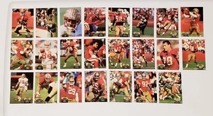 1992 Stadium Club TEAM SET 49ers Young, Rathman, Haley, Taylor, Romanowski, - Picture 1 of 1
