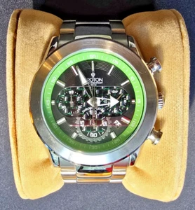CROTON CC311311 Chronograph Date Watch "Chronomaster" Stainless Steel Japan Mvmt - Picture 1 of 9