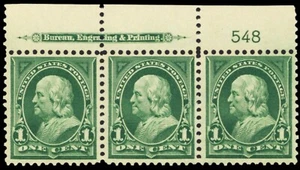 279, Mint NH PL# Strip of Three Stamps CV $85+ *-----* Stuart Katz - Picture 1 of 1