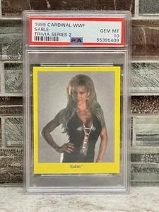1999 Cardinal WWF SABLE Trivia Series 2 PSA 10 Gem Mint 📈🔥! - Picture 1 of 2
