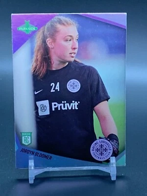 2022 Parkside NWSL Foil (Hobby) Rookie #134 JORDYN BLOOMER Racing Louisville RC - Image 1 of 2