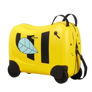 New American Tourister Ride On Kids Summer Holiday Bee Suitcase Hand Luggage - Picture 1 of 6