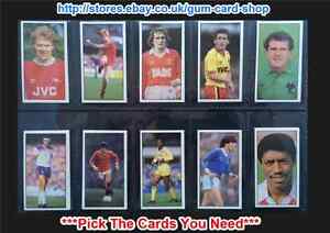 BASSETT (BARRATT) - FOOTBALL 1983-84 (VG) ***PICK THE CARDS YOU NEED***