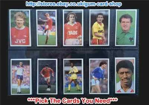BASSETT (BARRATT) - FOOTBALL 1983-84 (VG) ***PICK THE CARDS YOU NEED*** - Picture 1 of 11