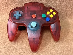 Mando Oficial Nintendo 64 N64 Auténtico NUS-005 ¡Rojo Sandía Funtastic!! - Imagen 1 de 6