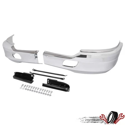 Chrome Front Bumper Corner End Cap Cover For Kenworth T680 2013-2021 LH/ RH/Pair - Image 1 of 4