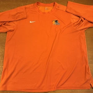 Princeton Tigers Sweatshirt Mens 3XL Orange Football Player Issued Dri Fit Nike - Picture 1 of 10