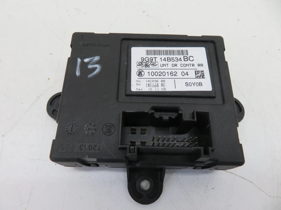 FORD S MAX OSR REAR RIGHT DOOR CONTROL MODULE 9G9T-14B534-BC 2010-2014 1865-13 - Image 1 of 4