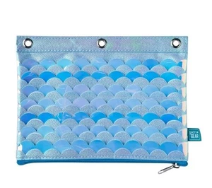 Pluma+Engranaje Sirena Lápiz Carpeta Cremallera Bolsa - Imagen 1 de 4