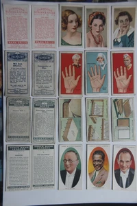 JOB LOT CIGARETTE CARDS FULL & PART SETS INCLUDING SCARCE CARDS 250+ - Picture 1 of 4