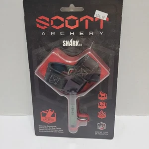 New Sealed Scott Archery Shark II  Bow Release Dual Caliper Knurled Trigger  - Picture 1 of 7