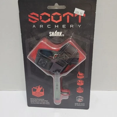New Sealed Scott Archery Shark II  Bow Release Dual Caliper Knurled Trigger  - Image 1 of 4