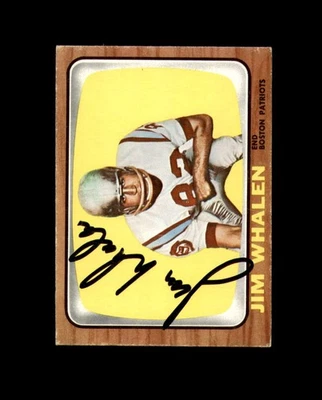 Jim Whalen Signed 1966 Topps Boston Patriots Autograph - Image 1 of 2