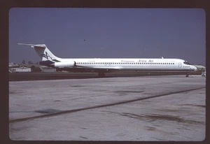 Orig 35mm Airline Dia Astro Air Philippines MD-82 B-88888 - Bild 1 von 1