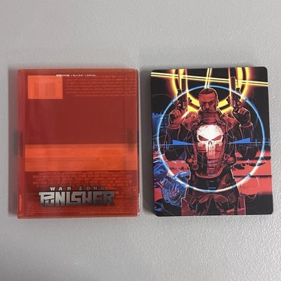 War Zone Punisher 4K Ultra HD BLU-RAY Best Buy Limited Edition STEELBOOK  - Image 1 of 4