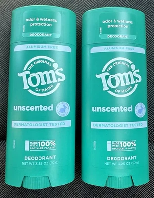 Desodorante natural sin perfume Tom’s of Maine paquete de 2 de 3,25 oz Foto 1 de 3