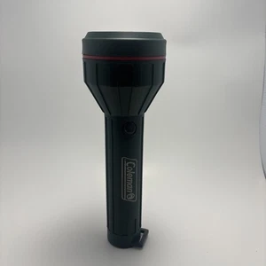 Linterna de colección Coleman de alta resistencia celda 2D funciona años 80 camping verde - Imagen 1 de 5