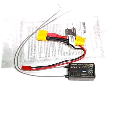 RadioLink R7FG 2.4GHz 7CH Dual Antenna Reciever High Voltage Integrated Gyro - Image 1 of 4